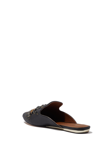 Buy Kurt Geiger London Olive Eye 15 Slip-On Flt Mules - Womens for QAR 750.00 Mules